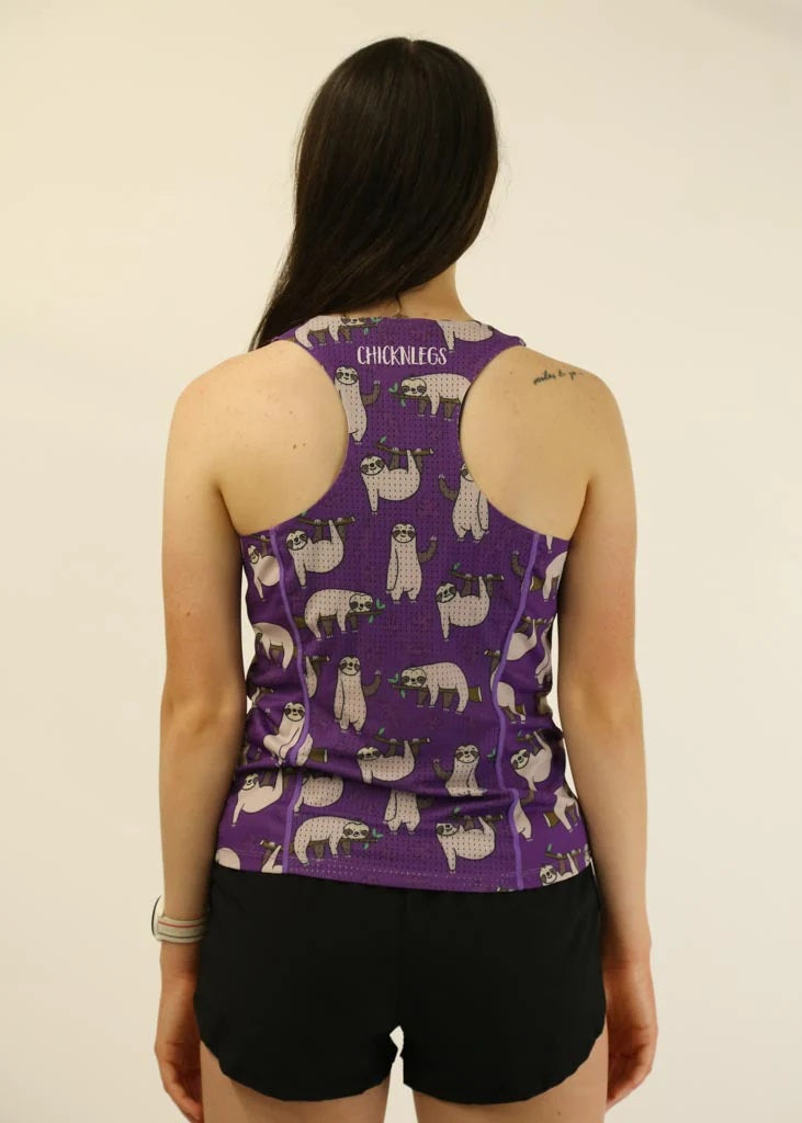 Women's Sloths Performance Singlet (Purple)