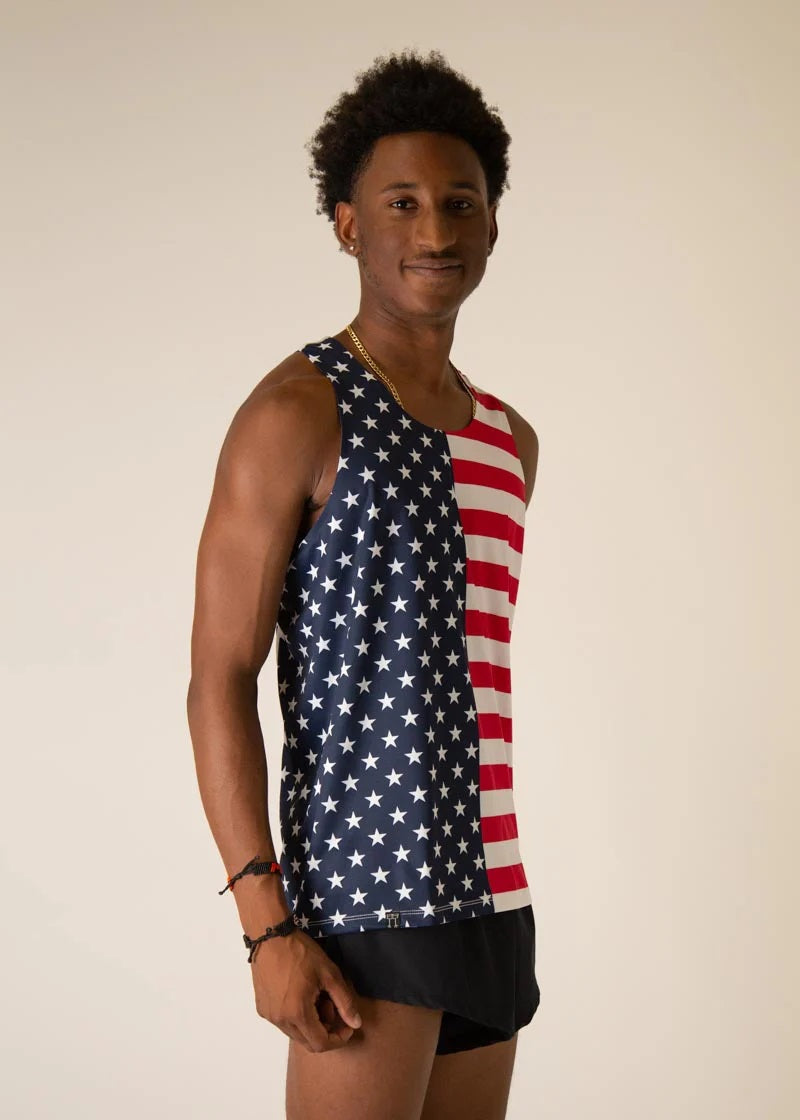 Men's USA Performance Singlet (XS, S, M, L, XL)