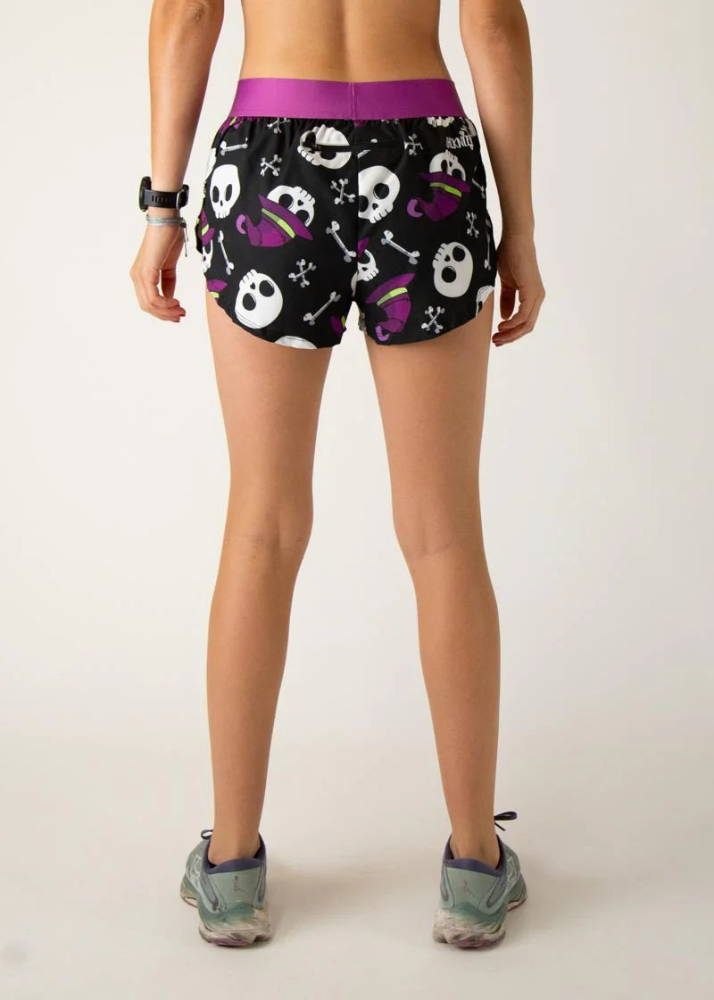 Women's Skulls 1.5" Split Shorts