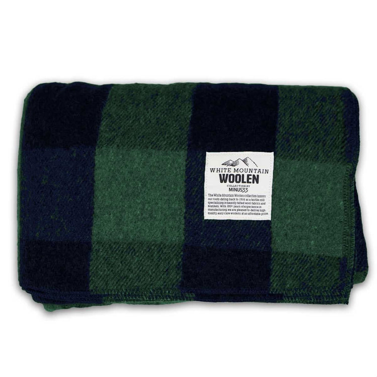 Camp Throw Blanket White Mountain Woolen