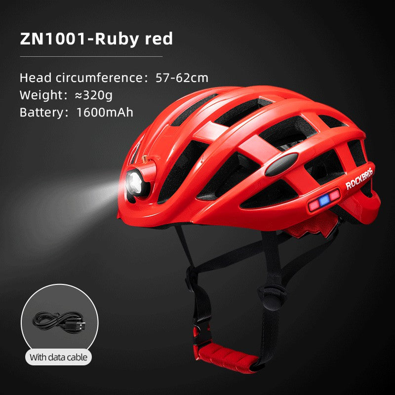 ROCKBROS Cycling Light Helmet 3Modes Bike Ultralight Helmet Electric USB