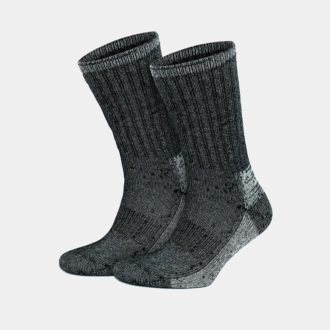 Thermal Warm Terry Lined Alpaca Hiking Boot Socks for Men & Women - Optic Effect