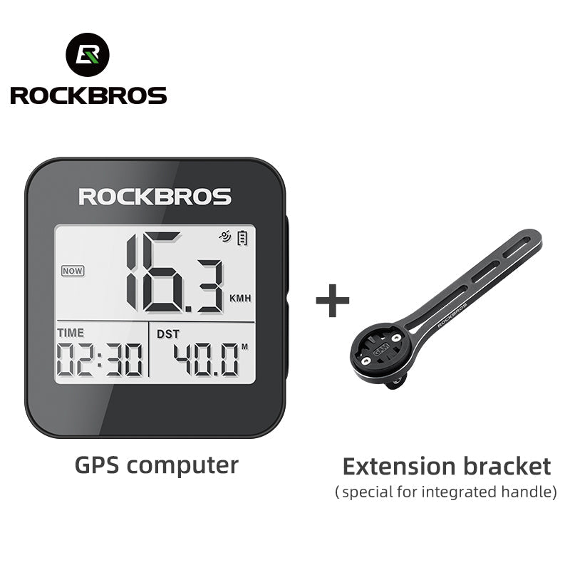ROCKBROS Smart GPS Speedometer - IPX6 Waterproof Cycling Computer