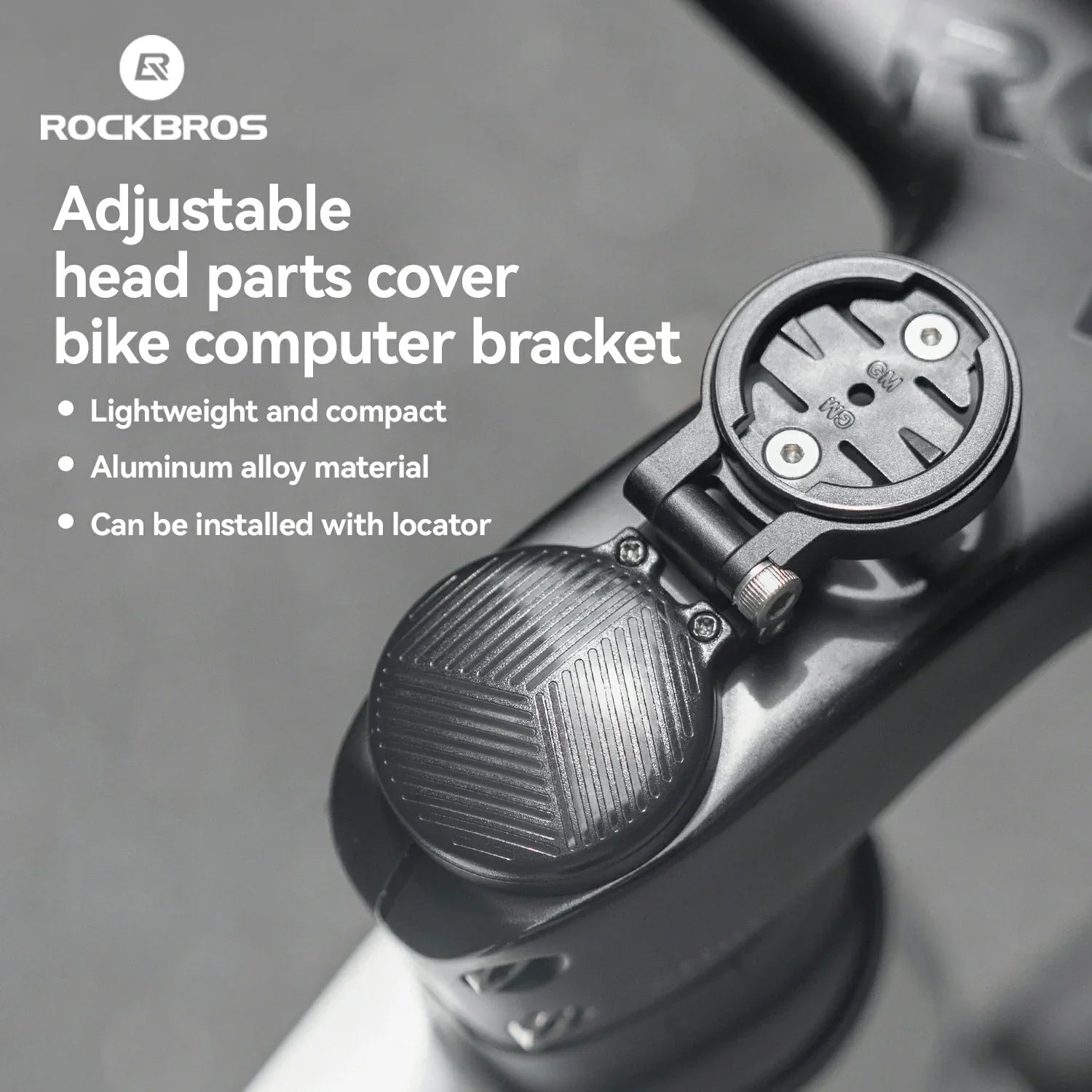 Adjustable Headset Cap Bike Computer Mount