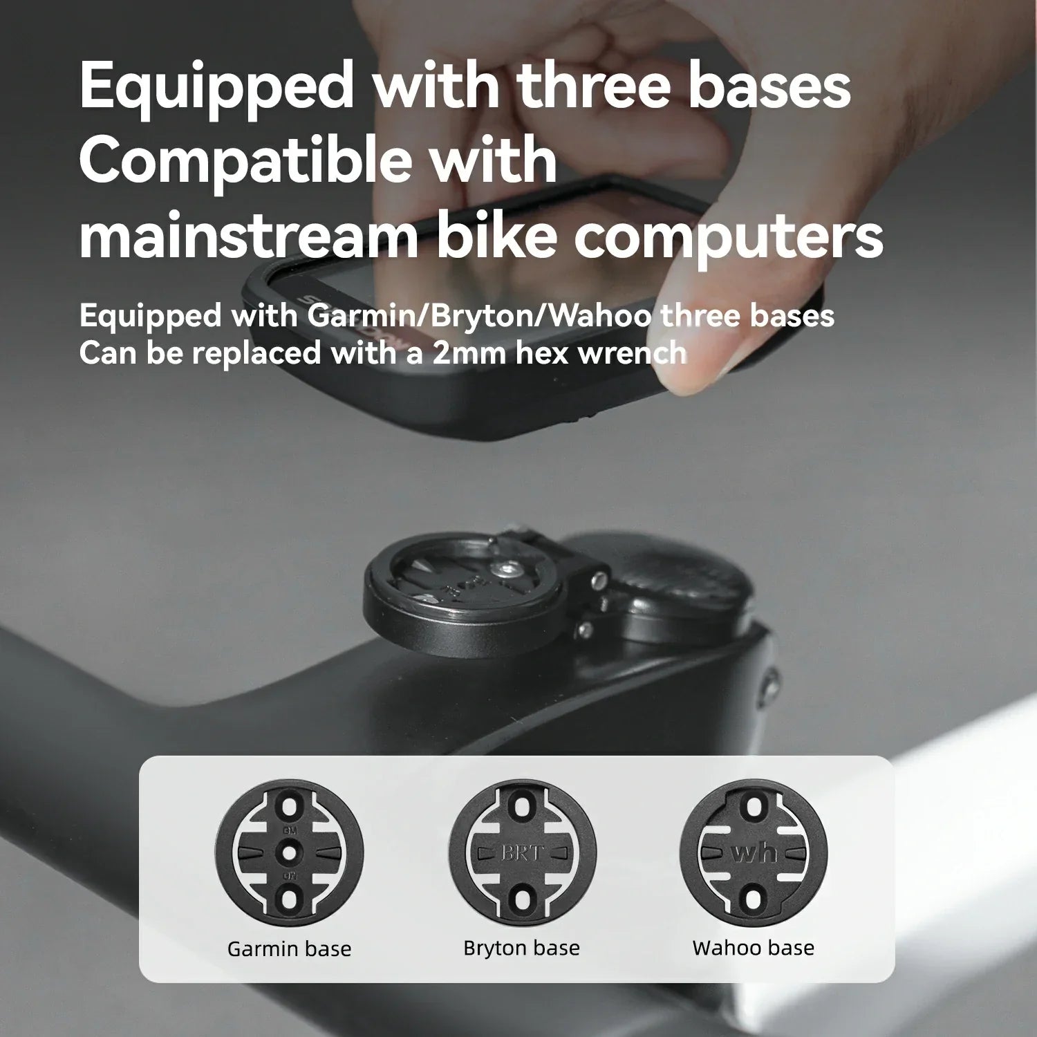 Adjustable Headset Cap Bike Computer Mount