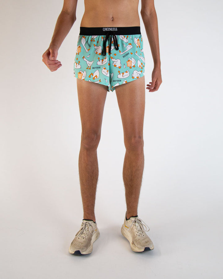 Men's Silly Goose 2" DS Split Shorts (XS, S, M, L, XL)