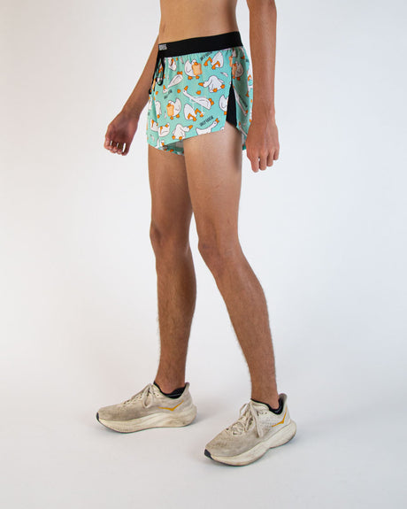 Men's Silly Goose 2" DS Split Shorts (XS, S, M, L, XL)