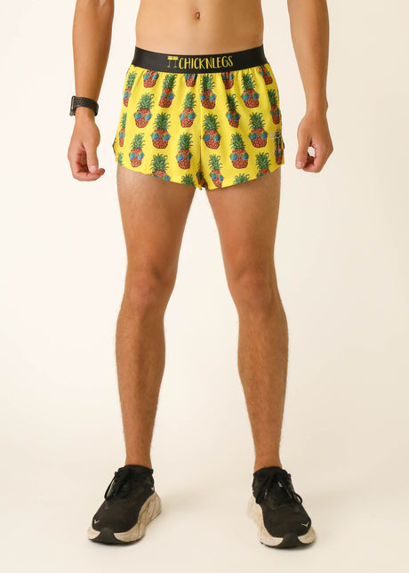 Men's Pineapple Express 2" Half Split Shorts (XS, S, M, L, XL)