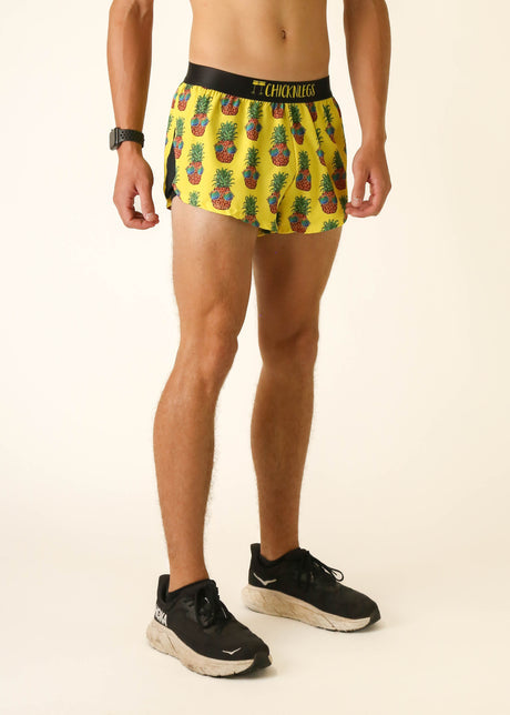 Men's Pineapple Express 2" Half Split Shorts (XS, S, M, L, XL)