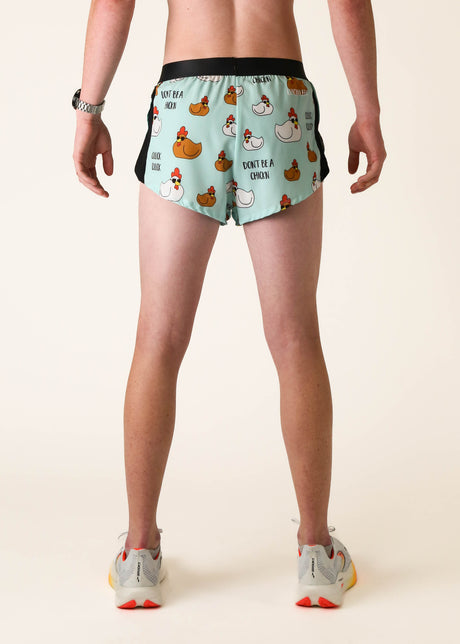 Men's Swaggy Chickens 2" Half Split Shorts