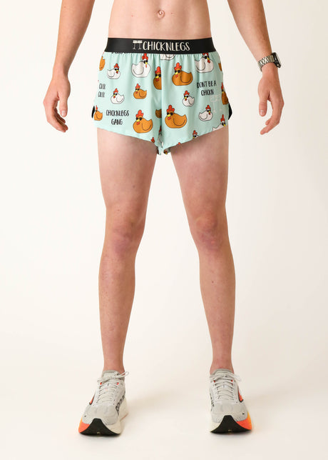 Men's Swaggy Chickens 2" Half Split Shorts