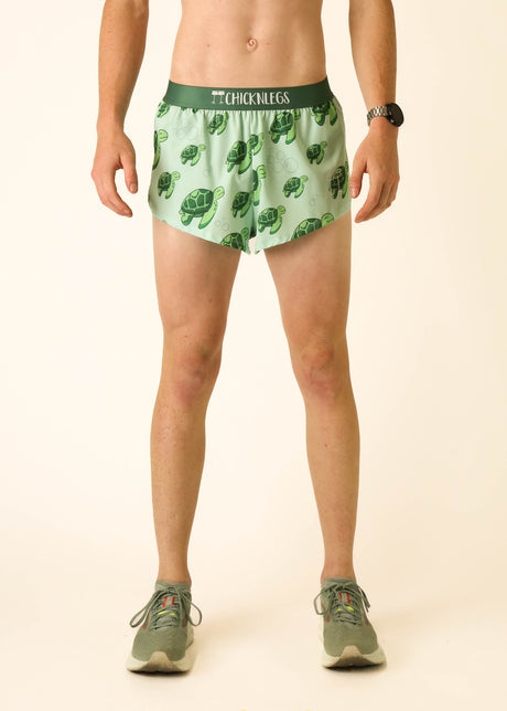 Men's Sea Turtles 2" Half Split Shorts (XS, S, M, L, XL)