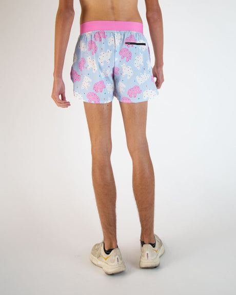 Men's Animal Cookies 4" Half Split Shorts XS, S, M, L, XL