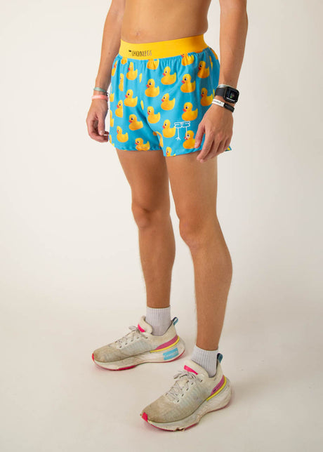 Men's Rubber Ducky 4" Half Split Shorts XS S M L XL