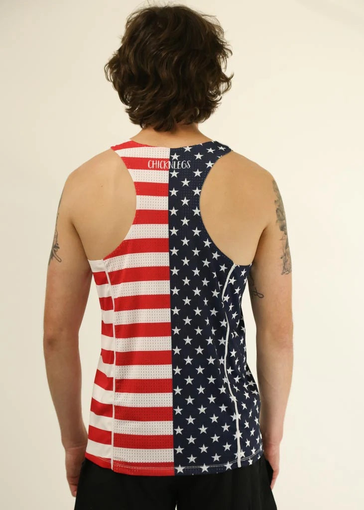 Men's USA Performance Singlet (XS, S, M, L, XL)
