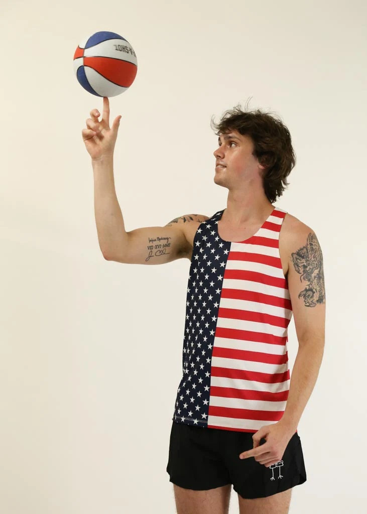 Men's USA Performance Singlet (XS, S, M, L, XL)