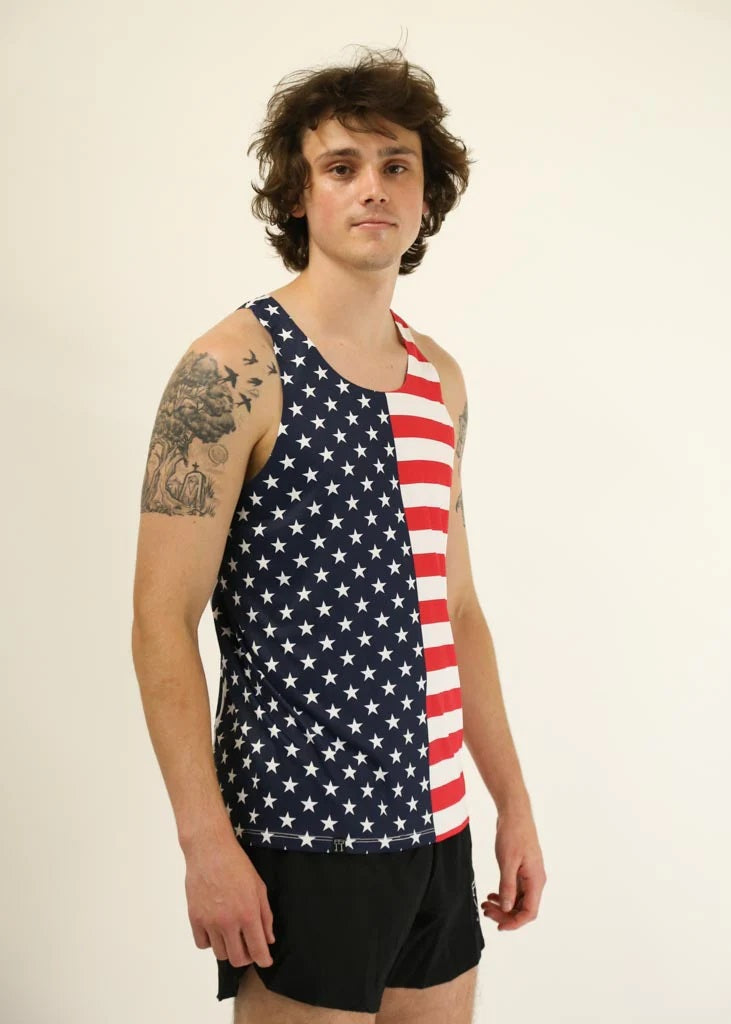Men's USA Performance Singlet (XS, S, M, L, XL)
