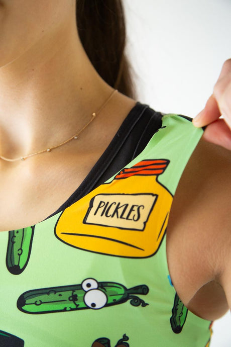 Women's Pickles Power Crop Top XXS-XL