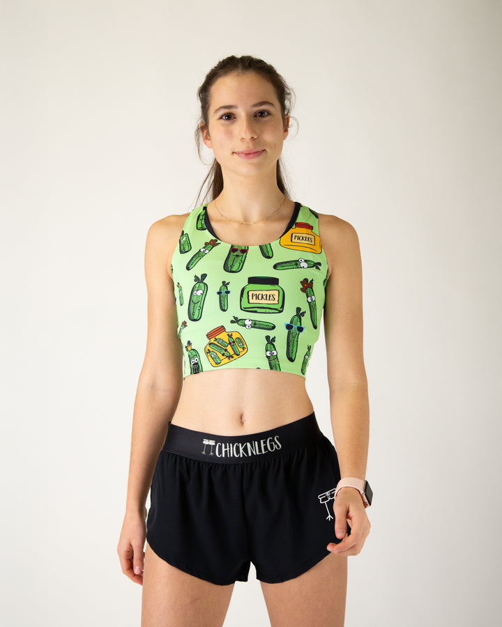 Women's Pickles Power Crop Top XXS-XL