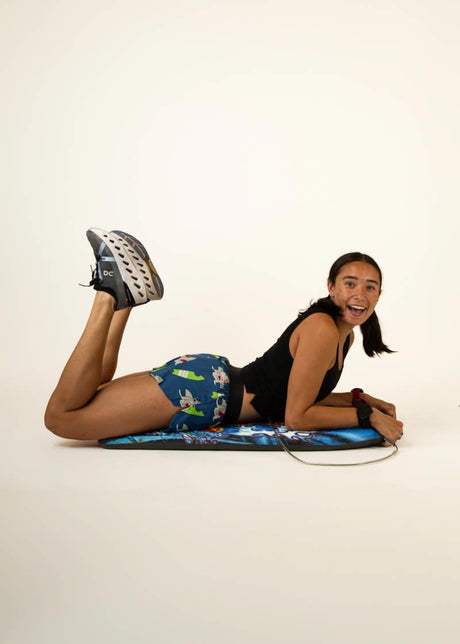 Women's Blue Sharks 1.5" Split Shorts XXS, XS, S, M, L, XL