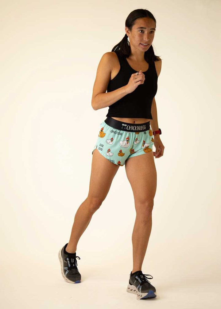 Women's Swaggy Chickens 1.5" Split Shorts