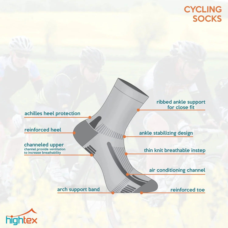 Men's Cotton Cycling Performance Ankle Socks