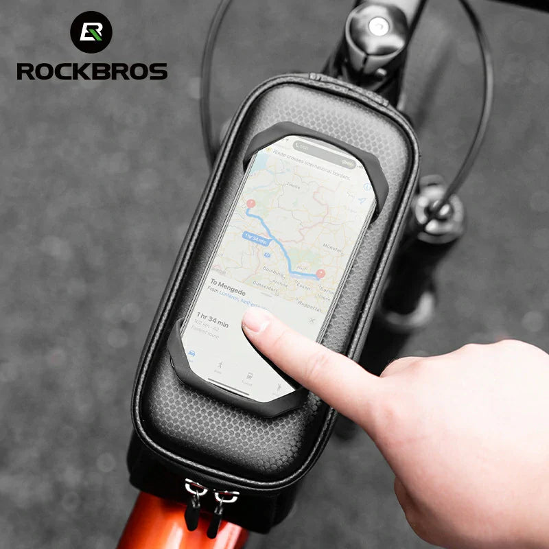 Hardshell Top Tube Bag with Phone Mount