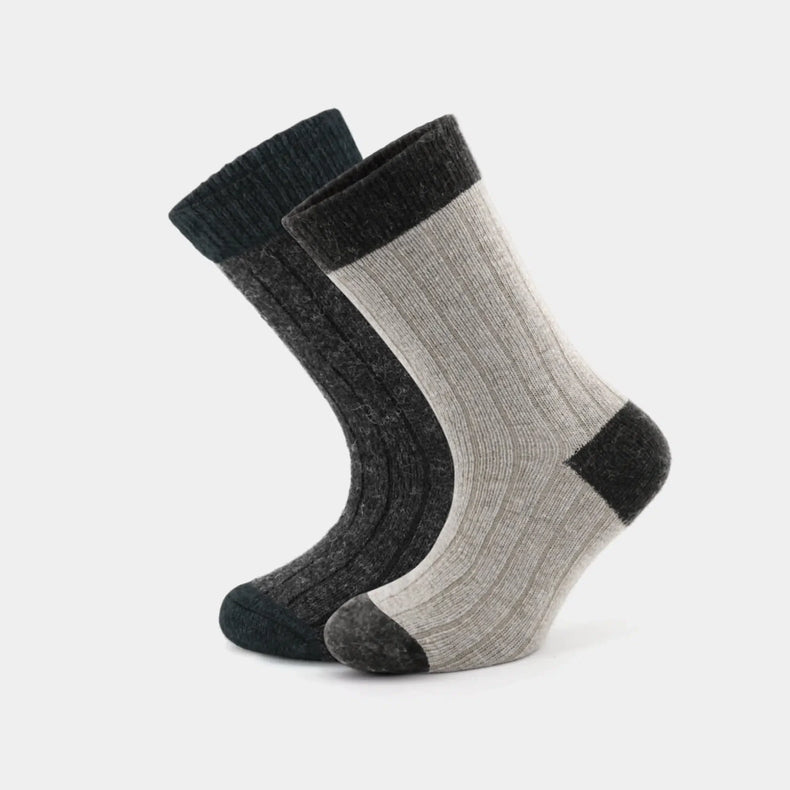 Kids Alpaca Wool Warm Thermal Crew Socks