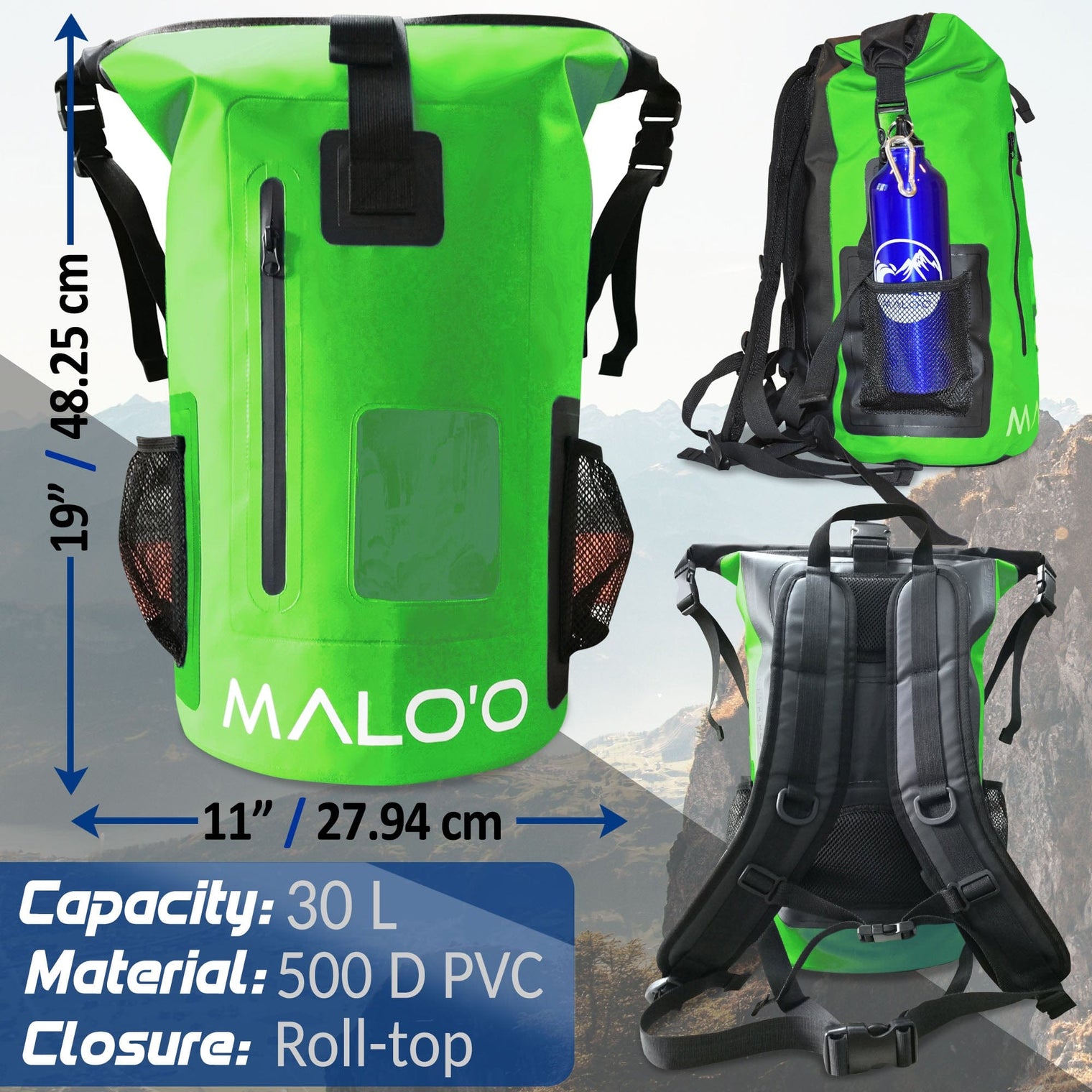 DryPack 30 Liter Waterproof Backpack