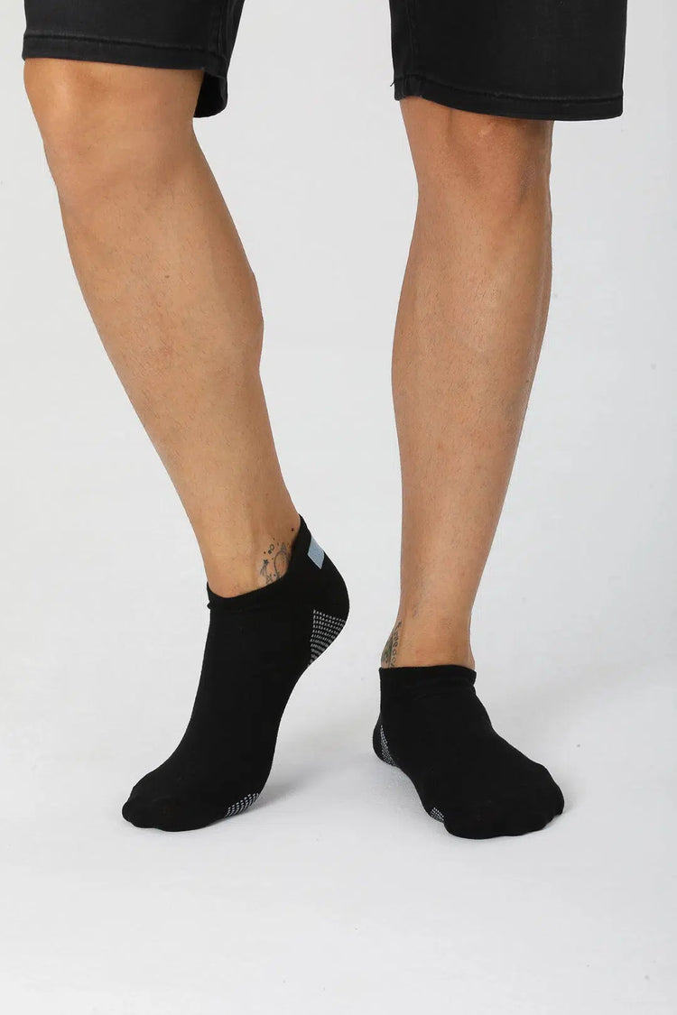 Men's Cotton Black Low-Cut Sneaker Socks