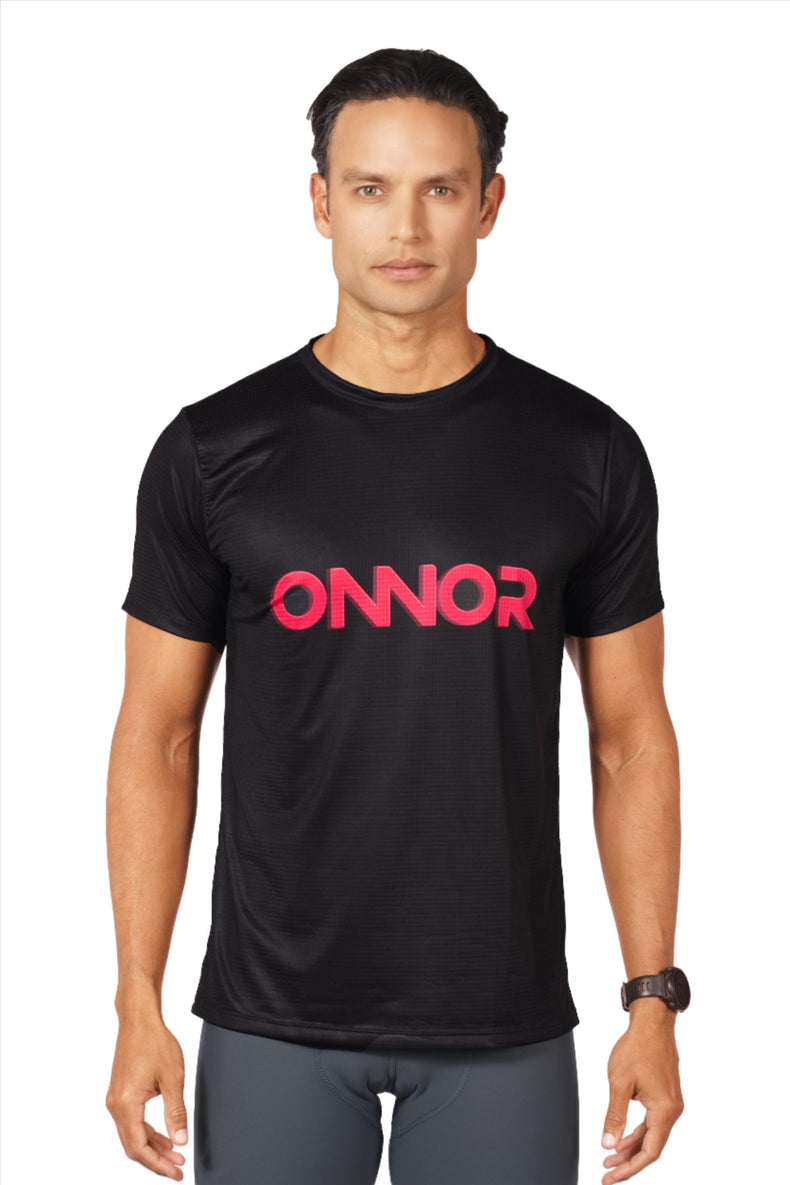 Men's ONNOR Running Black Pro Shirt