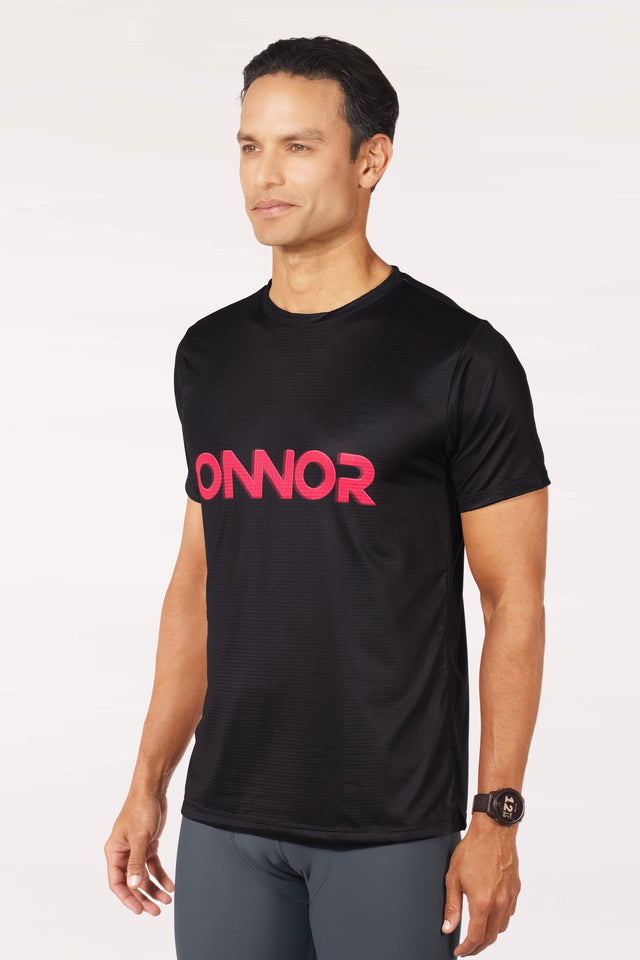Men's ONNOR Running Black Pro Shirt