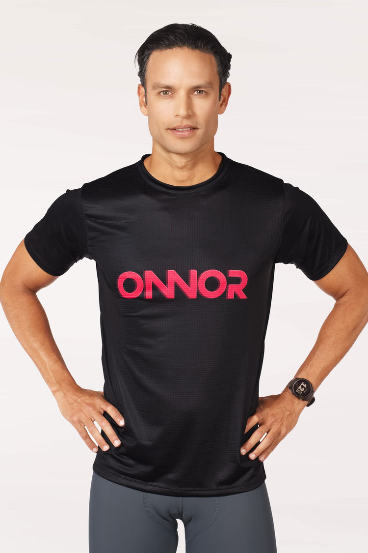 Men's ONNOR Running Black Pro Shirt