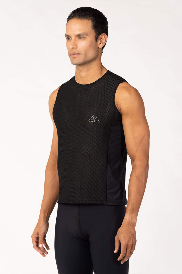 Men's Black Pro Running Base Layer