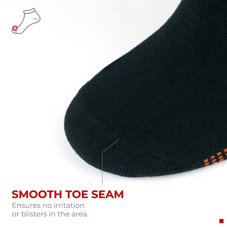 Men's Cotton Black Low-Cut Sneaker Socks