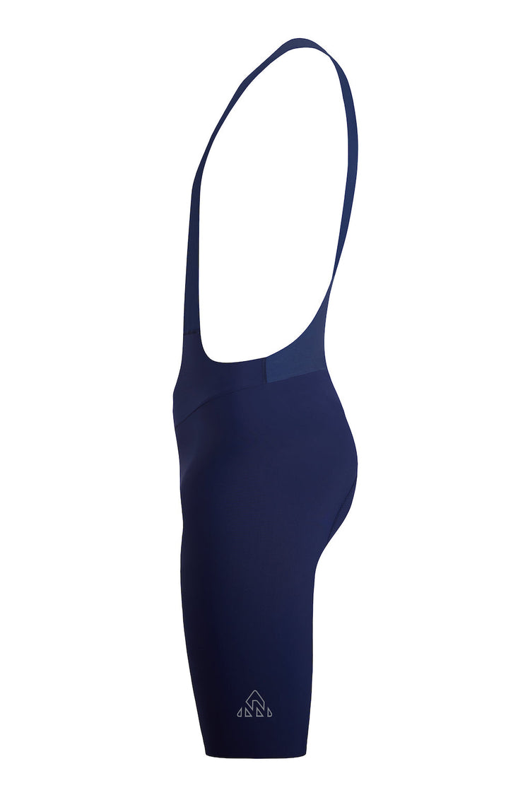 Men's Seamless Blue Pro Cycling Bib Shorts