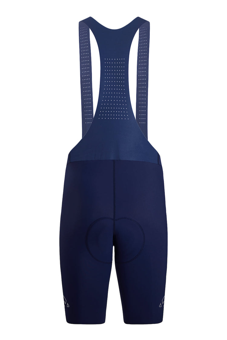 Men's Seamless Blue Pro Cycling Bib Shorts