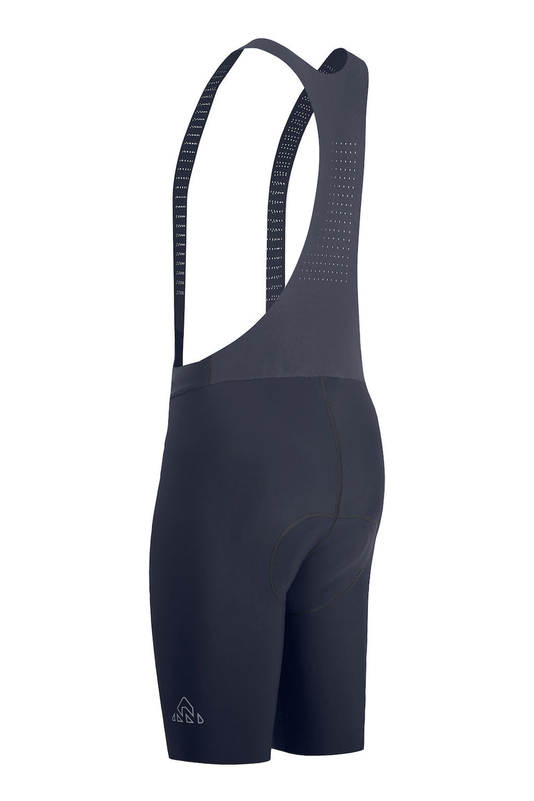 Men's Seamless Grey Pro Cycling Bib Shorts
