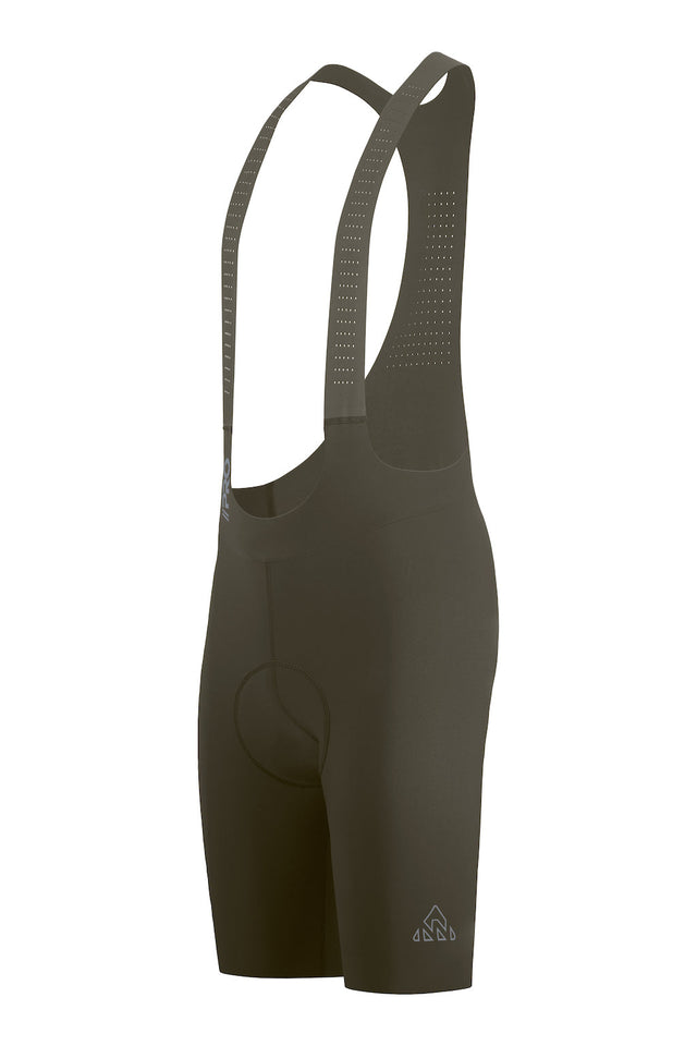 Men's Seamless Olive Green Pro Cycling Bib Shorts