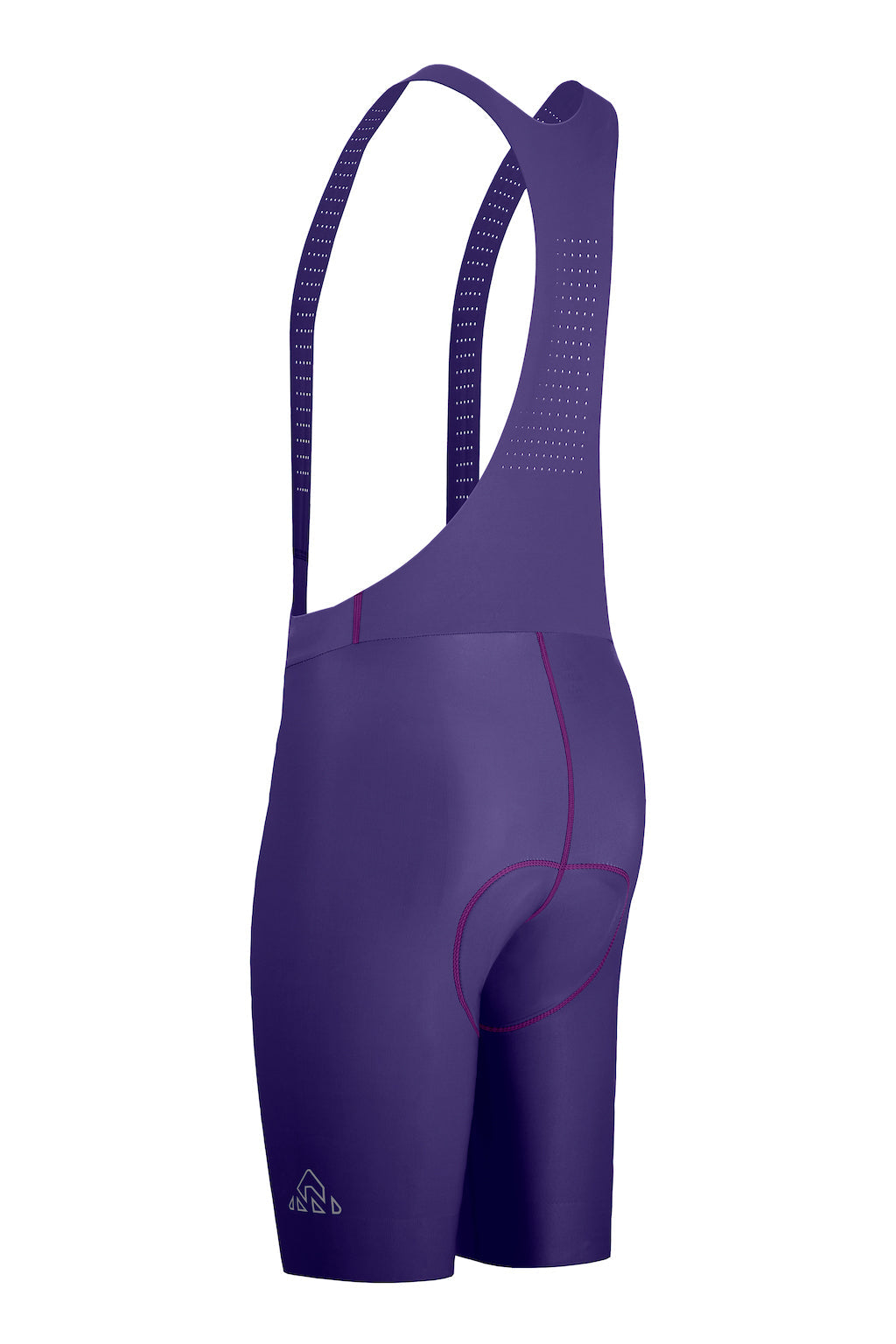 Men's Seamless Purple Pro Cycling Bib Shorts