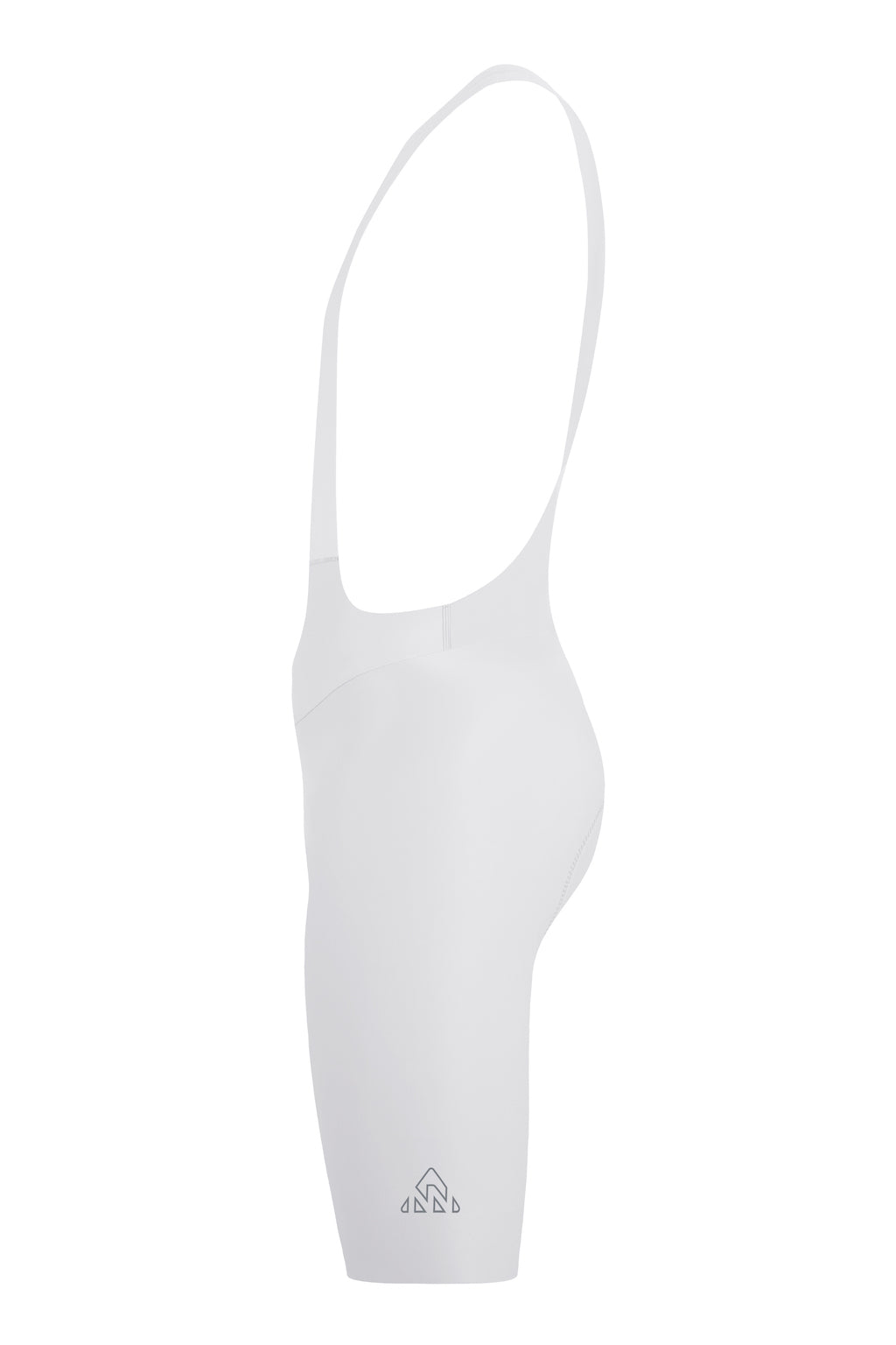 Men's Seamless White Pro Cycling Bib Shorts