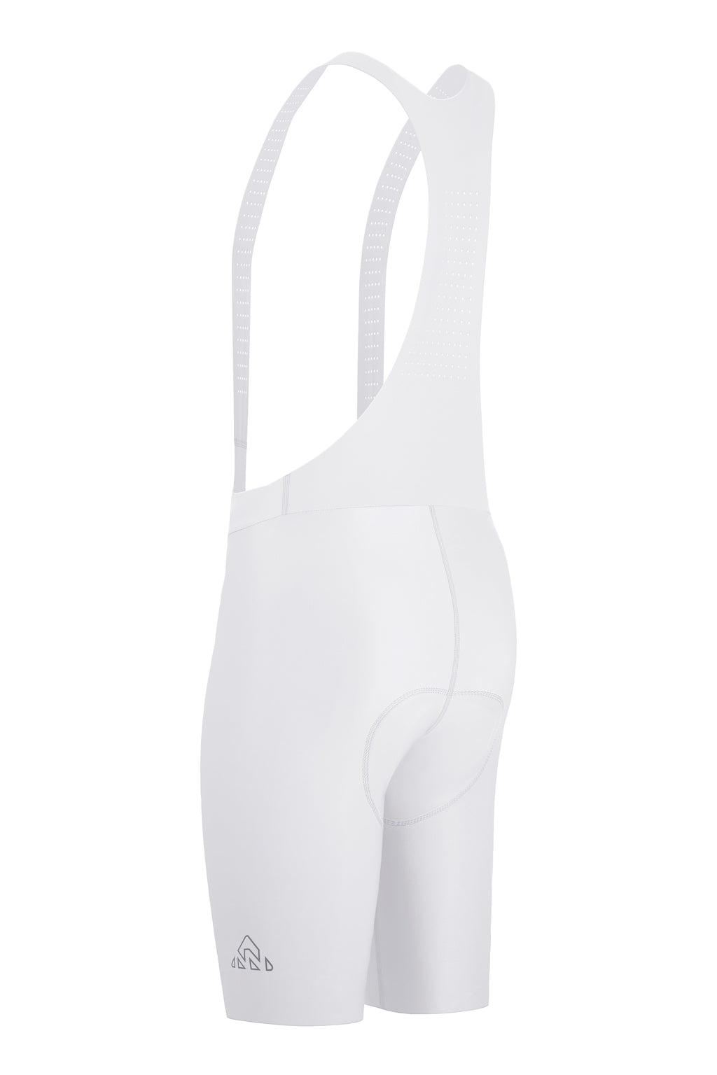Men's Seamless White Pro Cycling Bib Shorts