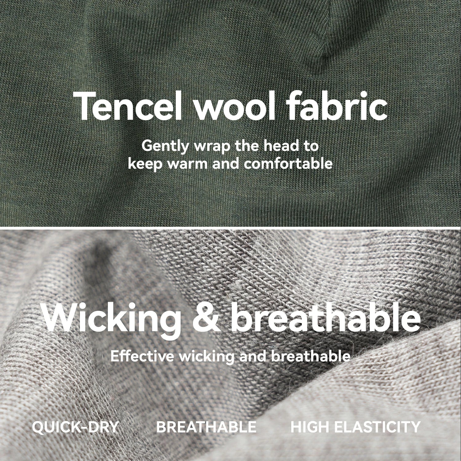 Merino Wool Winter Hat for Men Women