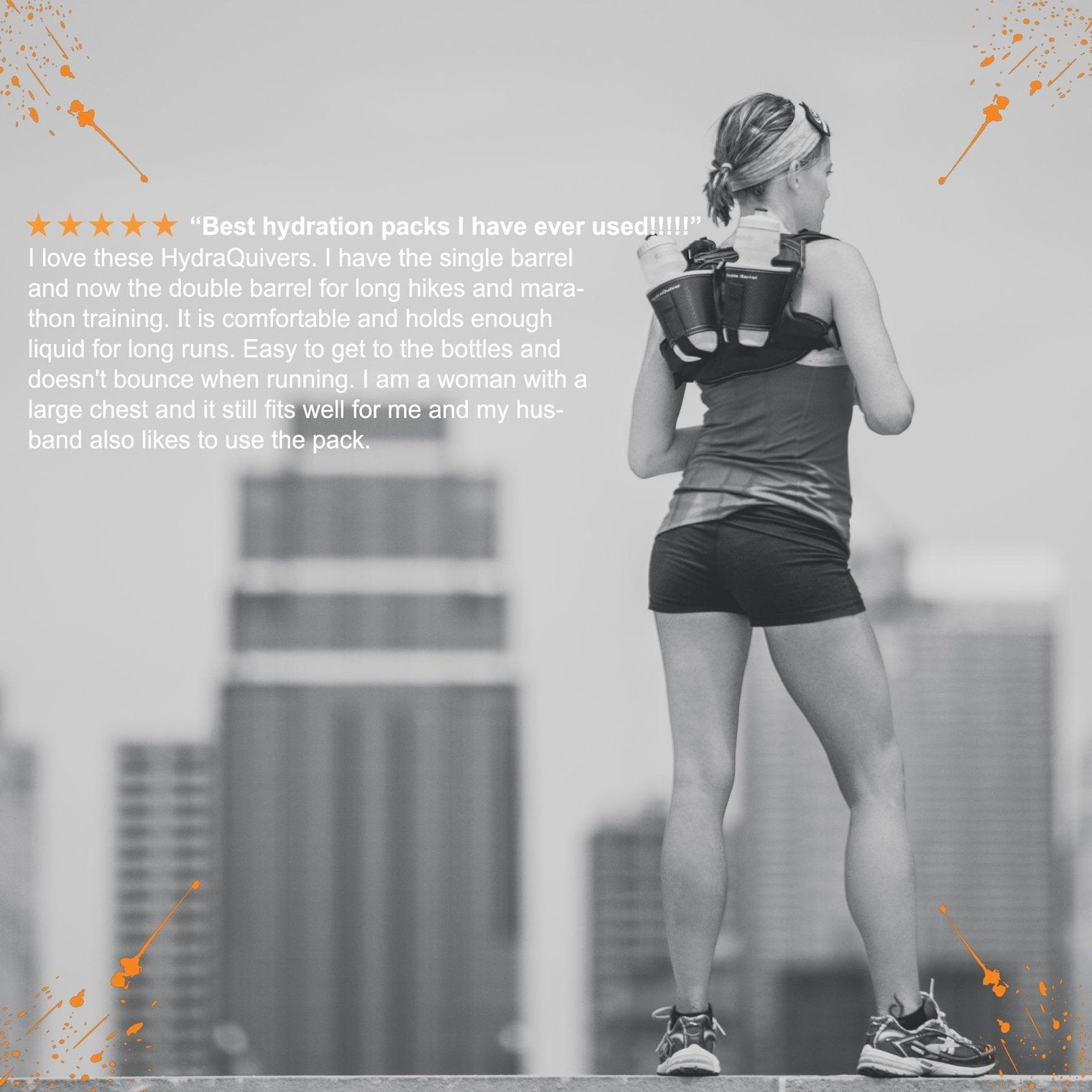 HydraQuiver Double Barrel Hydration Pack