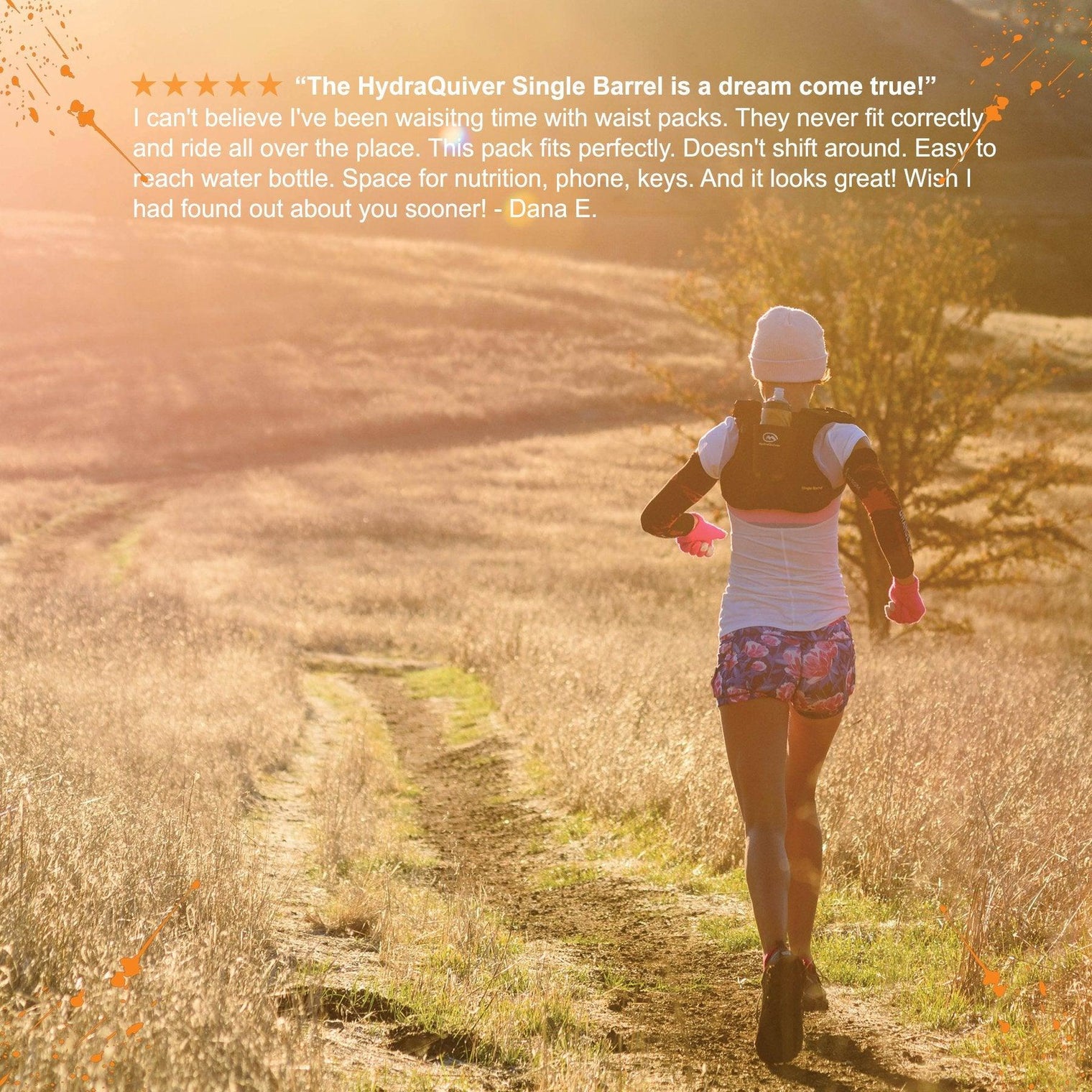 HydraQuiver Single Barrel: Ideal for road running