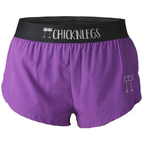 Women's Purple 1.5" Split Shorts (XXS, XS, S, M, L, XL)