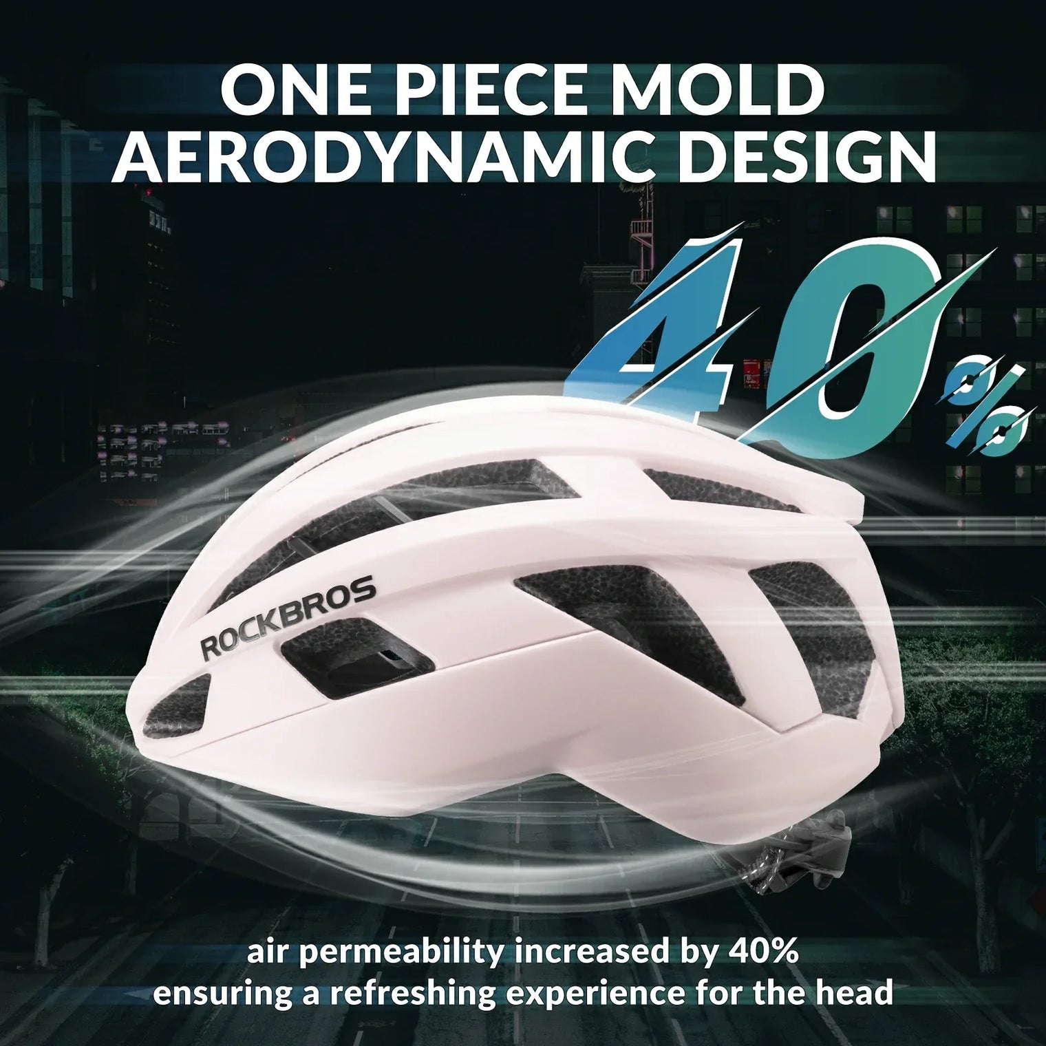 ROCKBROS LK-11 Cycling Helmet Integrated Adjustable Shockproof MTB Road Unisex
