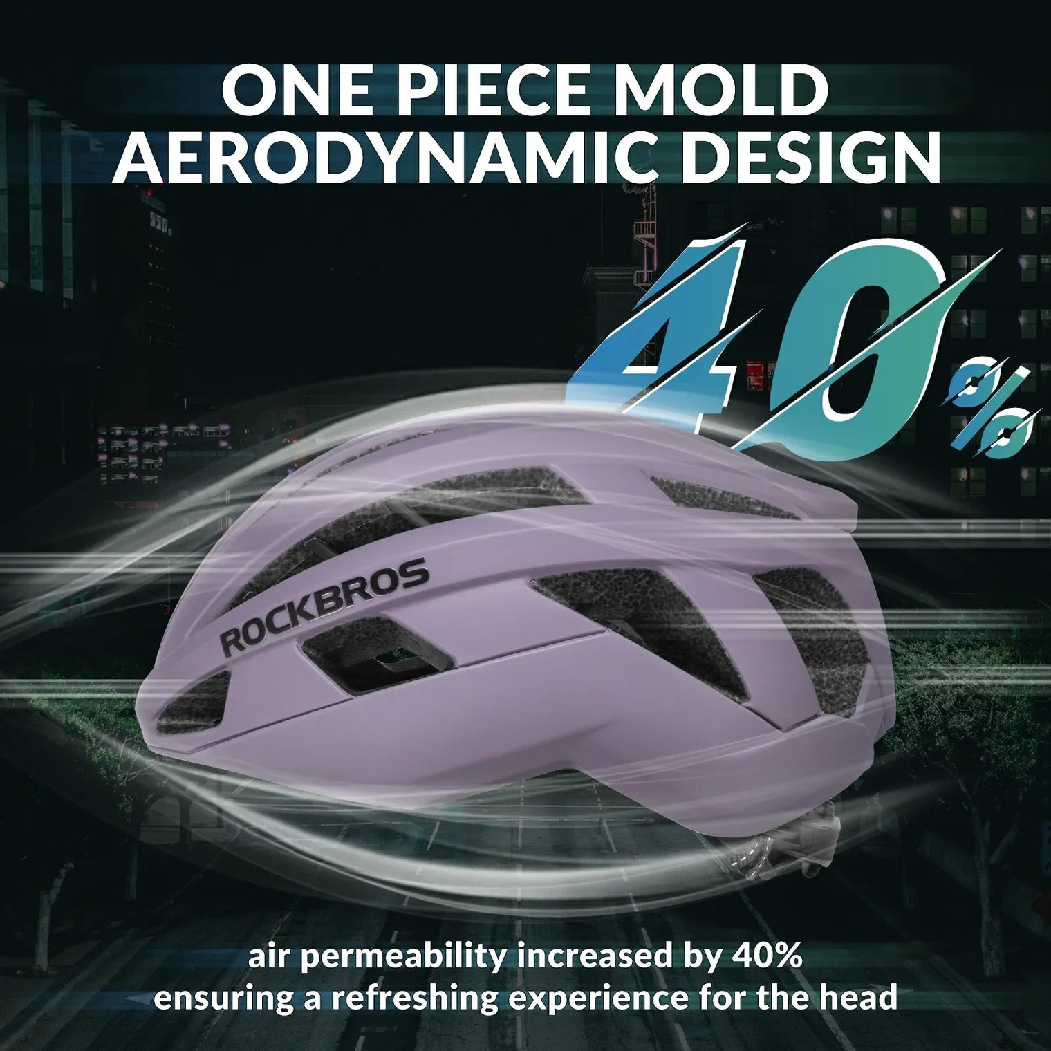 ROCKBROS LK-11 Cycling Helmet Integrated Adjustable Shockproof MTB Road Unisex