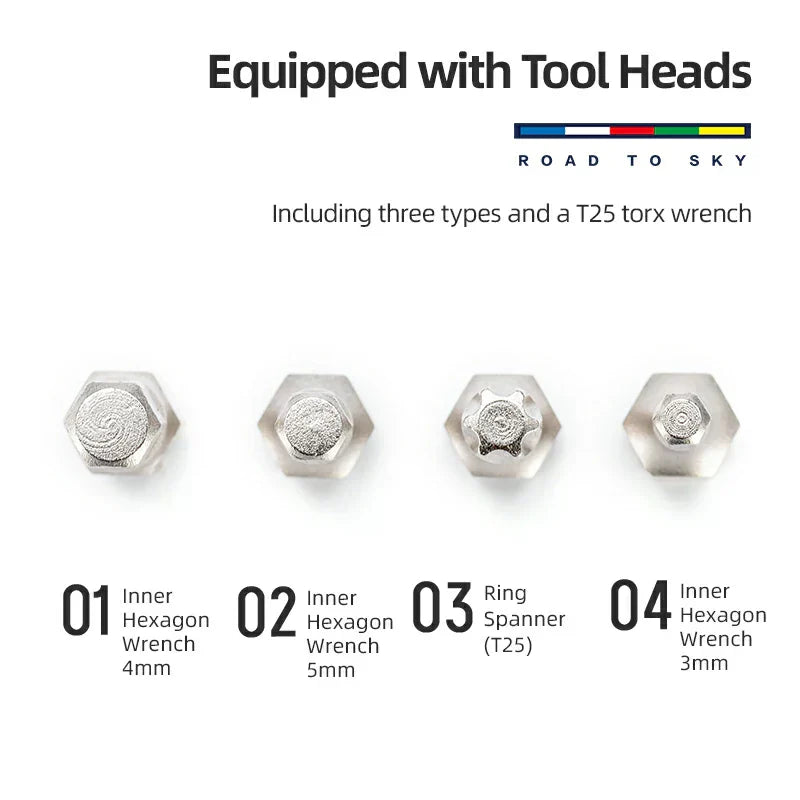 Handlebar Tool Kit -Road to Sky VIAK Co-Branded Bar End