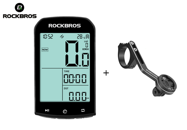 ROCKBROS Wireless Bike Computer - ANT+ Bluetooth, Multi-GPS, Waterproof